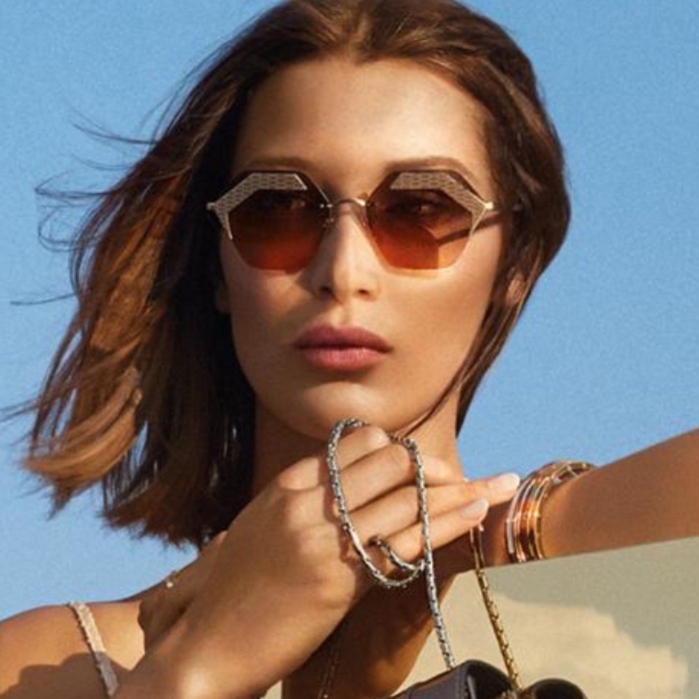 Bvlgari  BV6089 Serpenti Eyes Pink Rose Gold Sunglasses